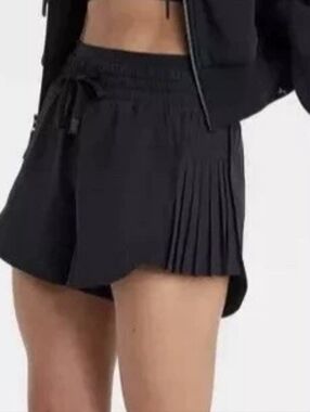 Joylab Women's High-Rise Pleated Side Shorts " Built in Brief Sz XL.